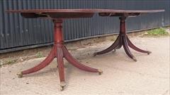 3009201919th Century George III Twin Pedestal Antique Dining Table 46 w 28 h 83½ w _4.JPG